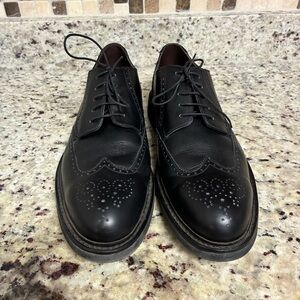 Heschung Black Leather Men's Oxfords